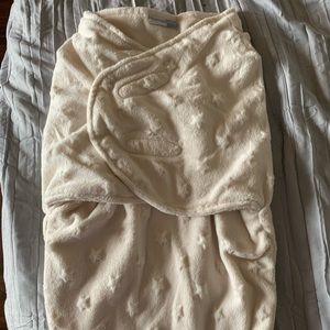 Minky swaddle me sleep sack